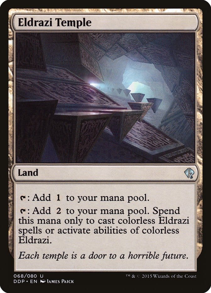 Eldrazi Temple [Duel Decks: Zendikar vs. Eldrazi] Magic: The Gathering