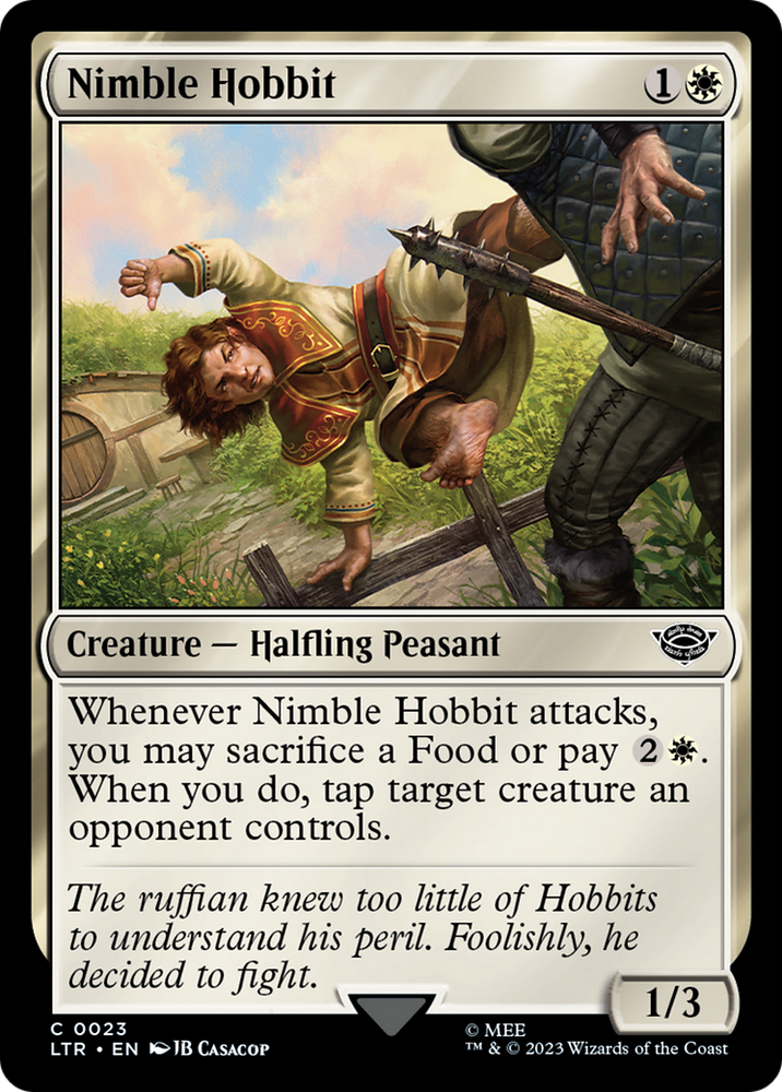 Nimble Hobbit [The Lord of the Rings: Tales of Middle-Earth] Magic: The Gathering