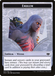 Illusion (005) // Wrenn and Six Emblem (021) Double-Sided Token [Modern Horizons Tokens] Magic: The Gathering