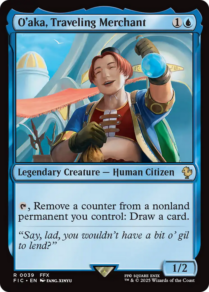 O'aka, Traveling Merchant [FINAL FANTASY Commander] Magic: The Gathering