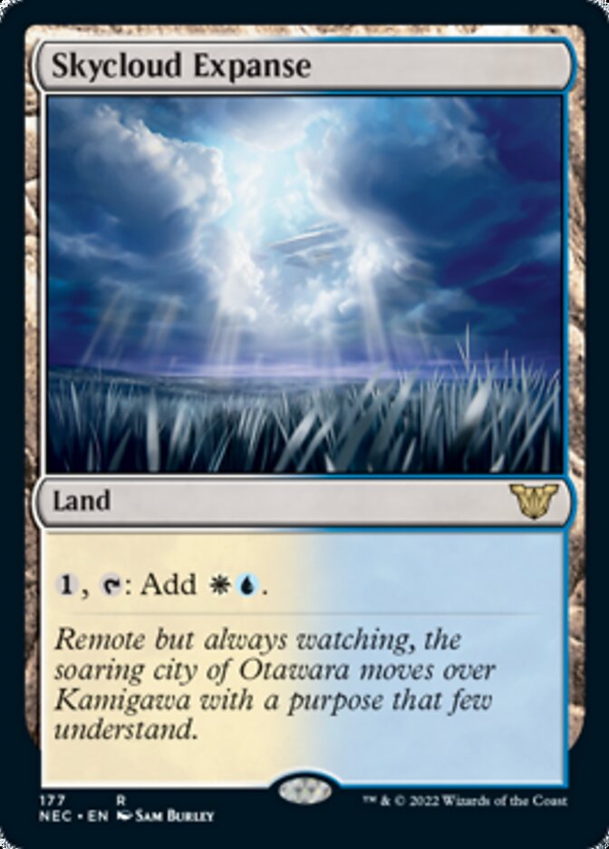 Skycloud Expanse [Kamigawa: Neon Dynasty Commander] Magic: The Gathering