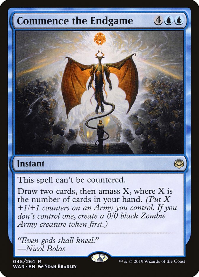 Commence the Endgame [War of the Spark] Magic: The Gathering