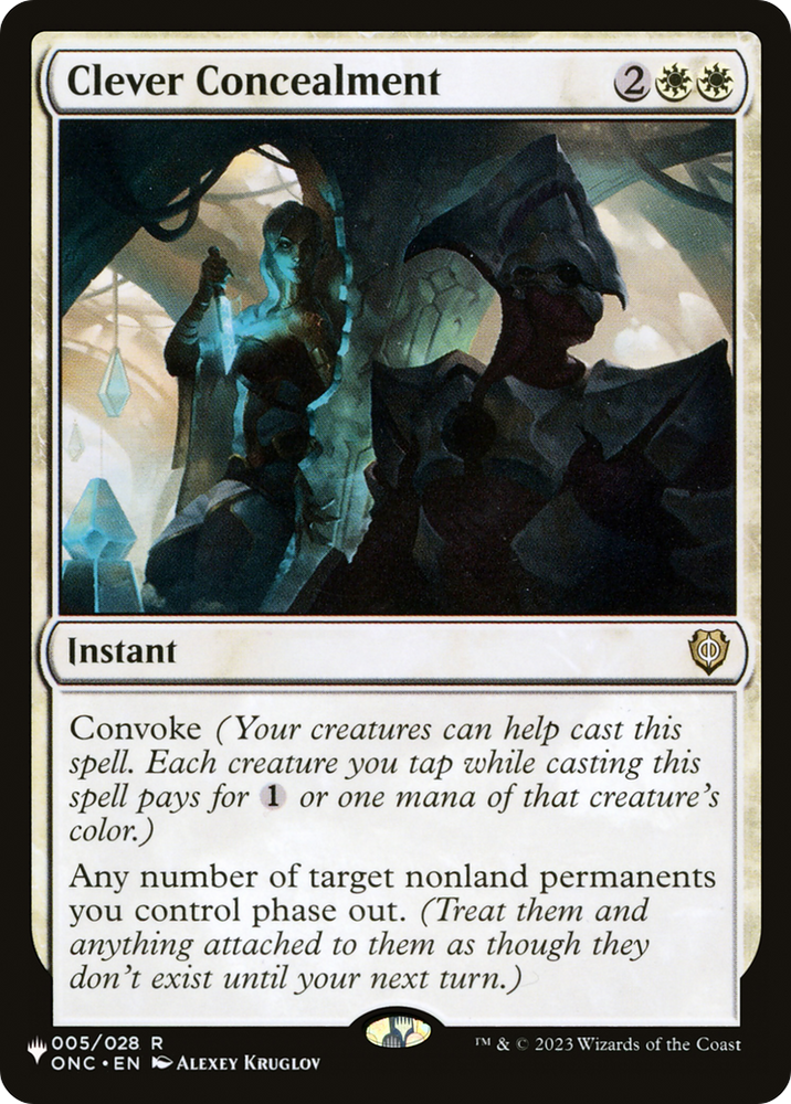 Clever Concealment [The List] Magic: The Gathering