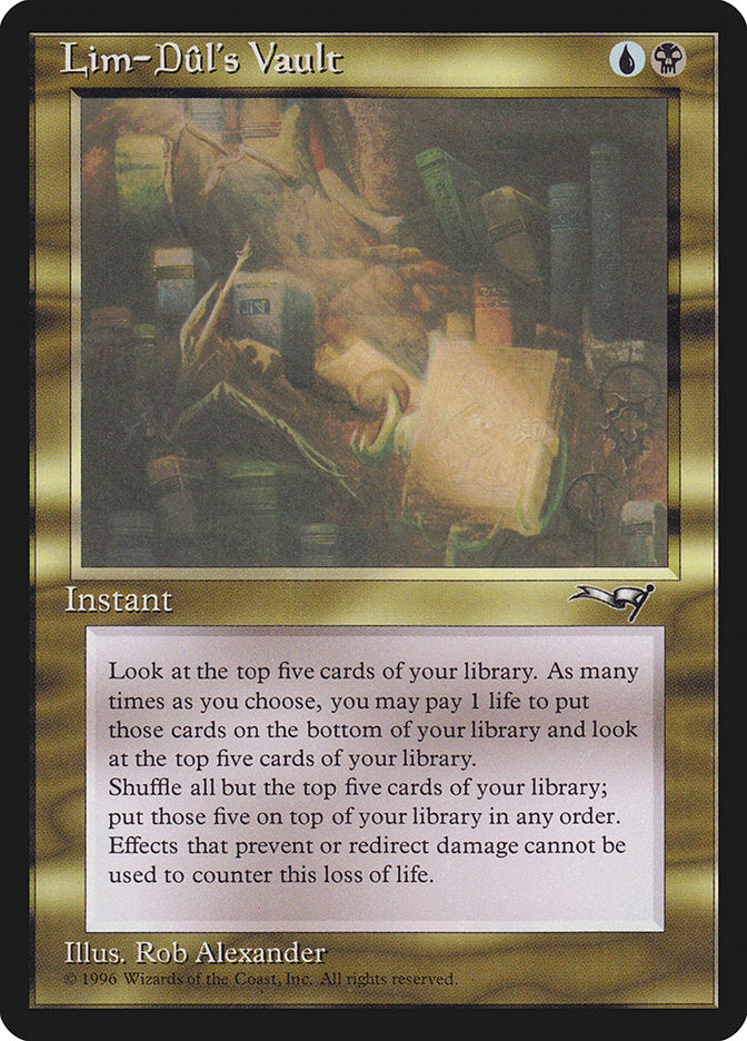 Lim-Dul's Vault [Alliances] Magic: The Gathering