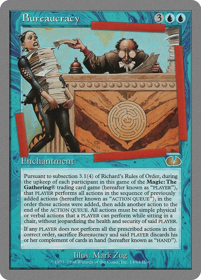 Bureaucracy [Unglued] Magic: The Gathering