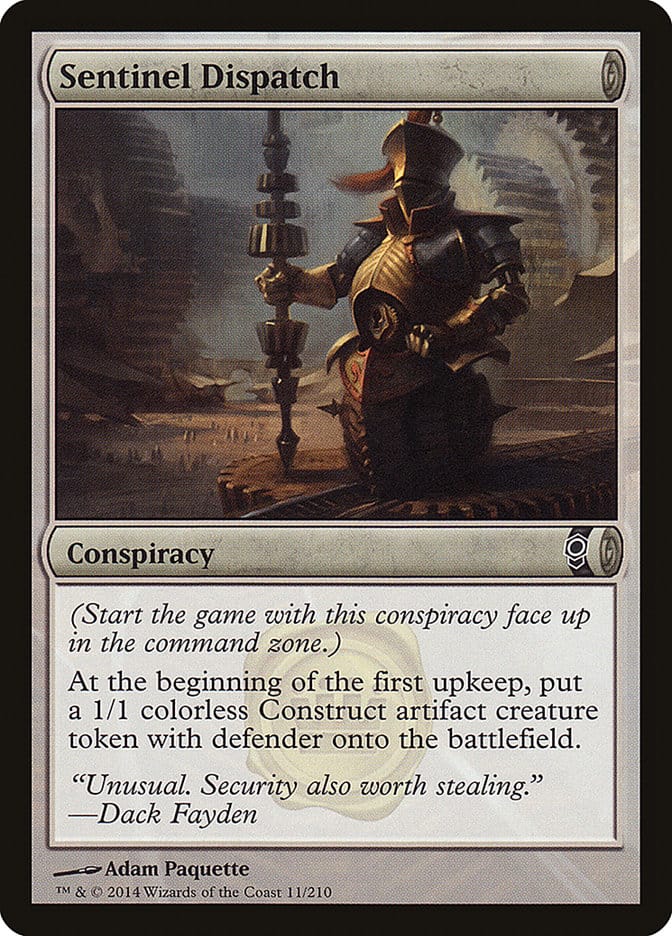 Sentinel Dispatch [Conspiracy] Magic: The Gathering