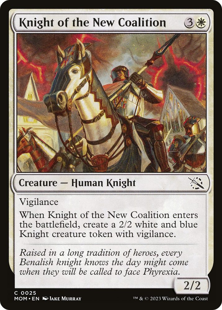 Knight of the New Coalition [March of the Machine] Magic: The Gathering