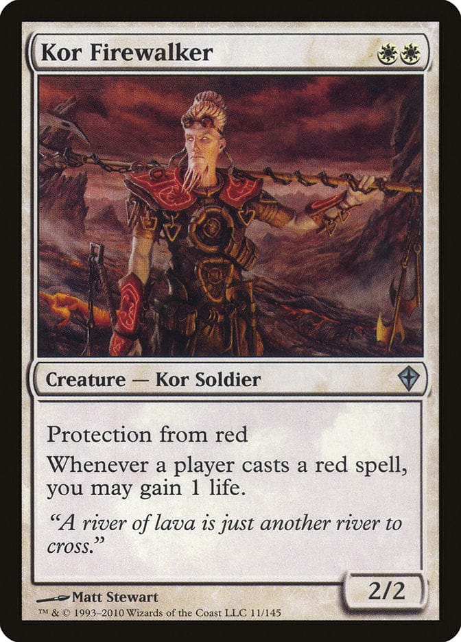 Kor Firewalker [Worldwake] Magic: The Gathering