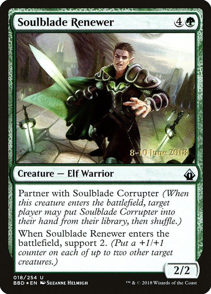 Soulblade Renewer [Battlebond Prerelease Promos] Magic: The Gathering
