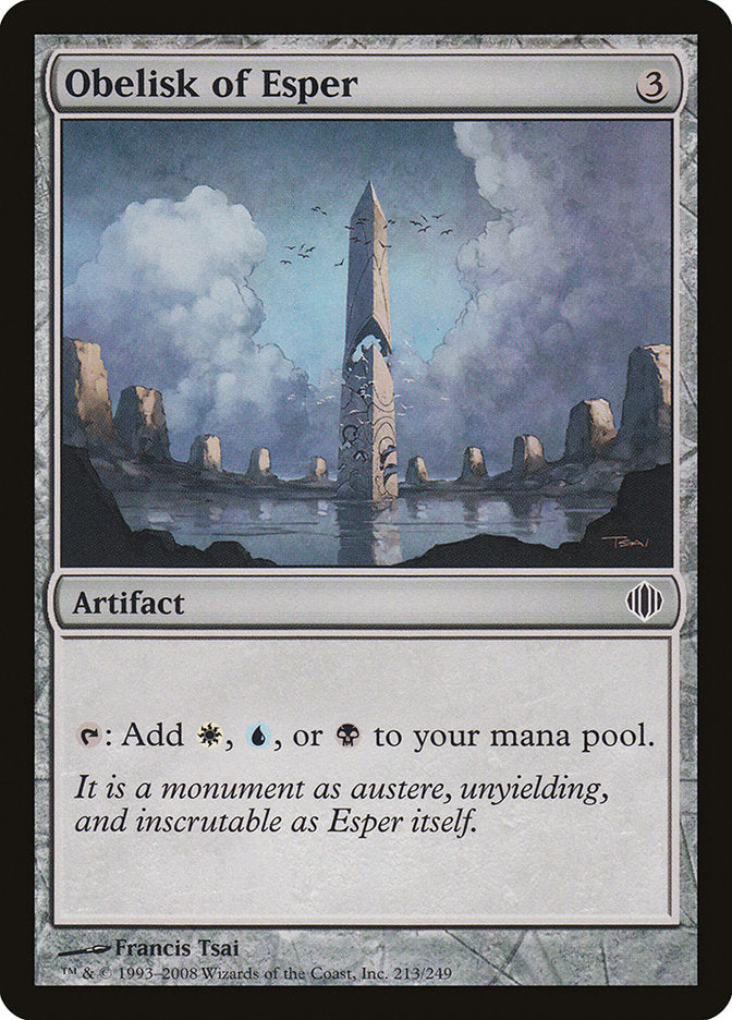 Obelisk of Esper [Shards of Alara] Magic: The Gathering
