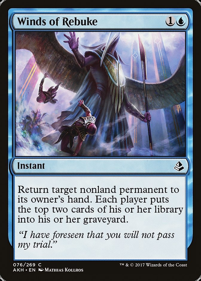 Winds of Rebuke [Amonkhet] Magic: The Gathering
