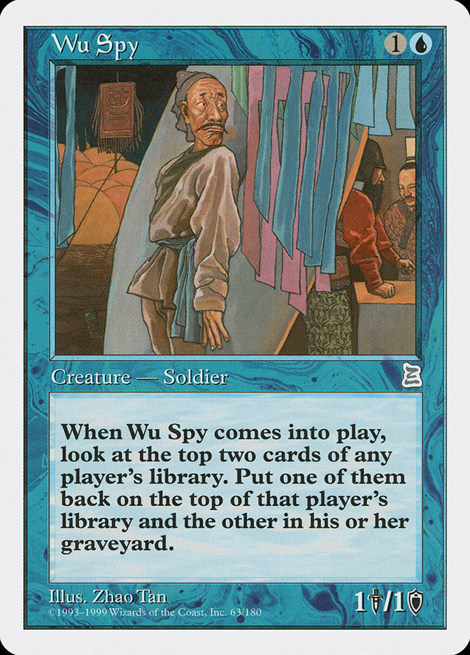 Wu Spy [Portal Three Kingdoms] Magic: The Gathering