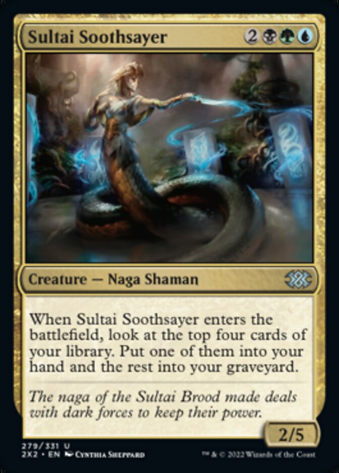 Sultai Soothsayer [Double Masters 2022] Magic: The Gathering