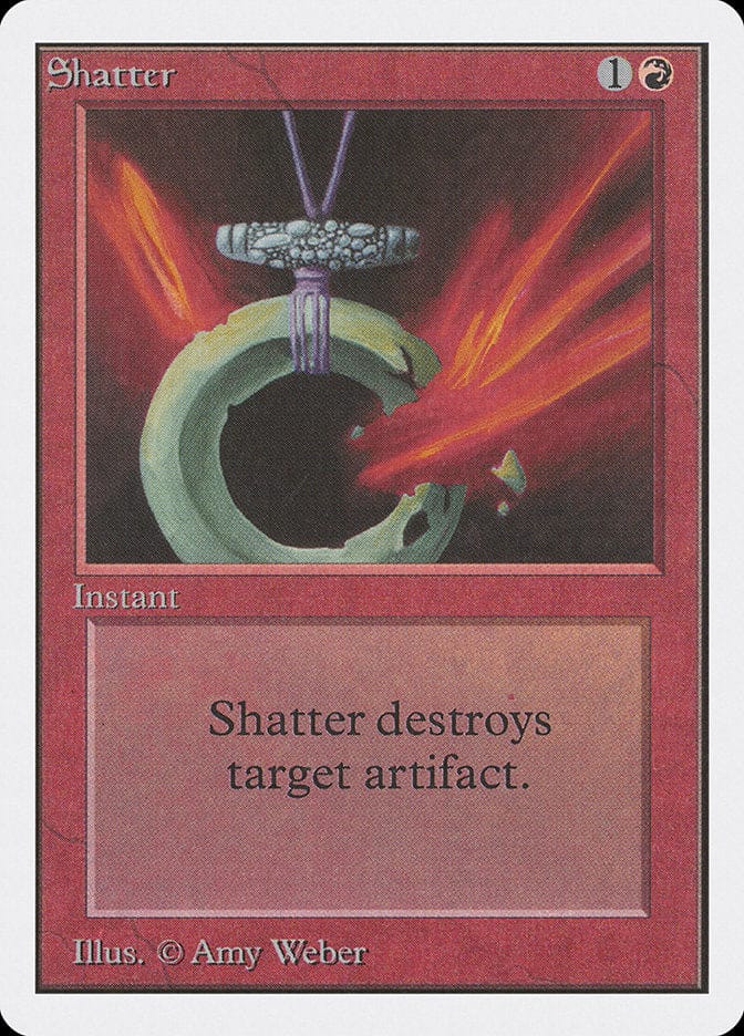 Shatter [Unlimited Edition] Magic: The Gathering