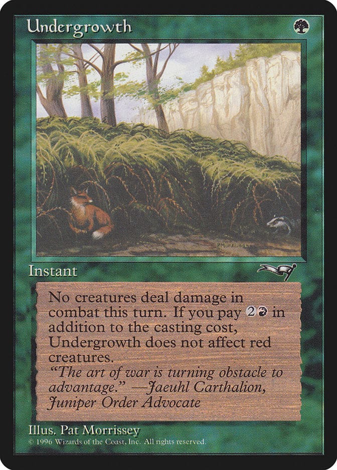 Undergrowth (Fox Art) [Alliances] Magic: The Gathering