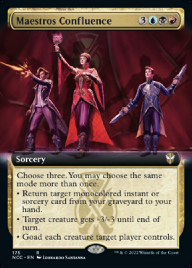 Maestros Confluence (Extended Art) [Streets of New Capenna Commander] Magic: The Gathering