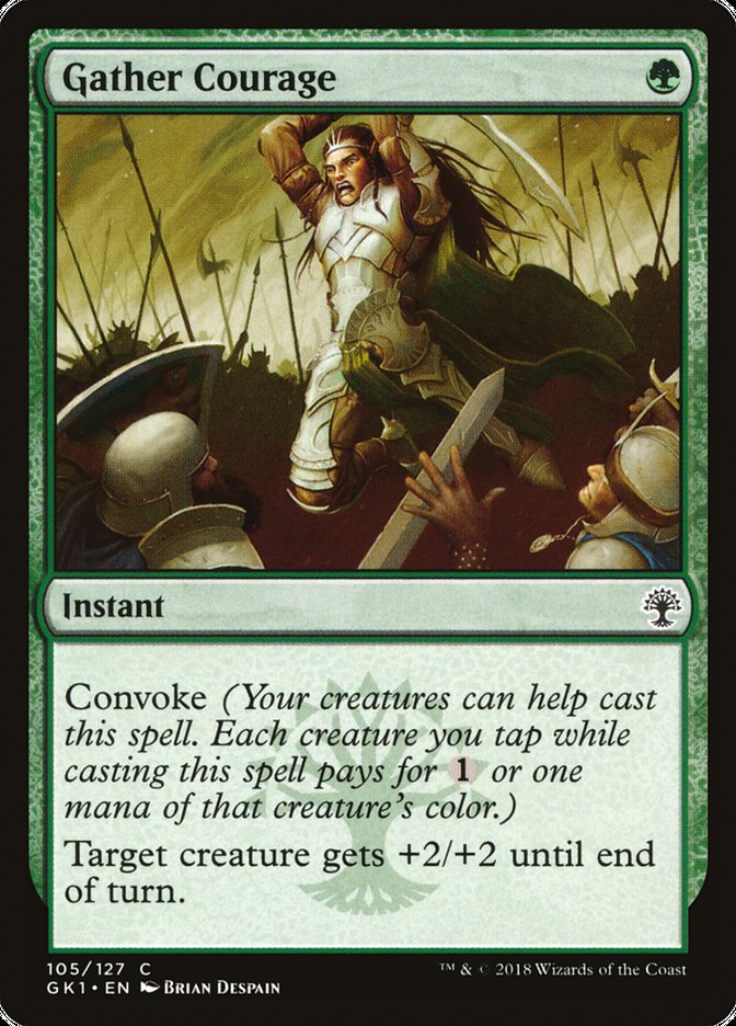 Gather Courage [Guilds of Ravnica Guild Kit] Magic: The Gathering