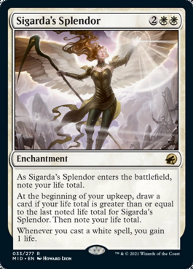 Sigarda's Splendor [Innistrad: Midnight Hunt] Magic: The Gathering