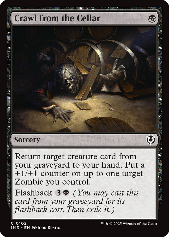 Crawl from the Cellar [Innistrad Remastered] Magic: The Gathering