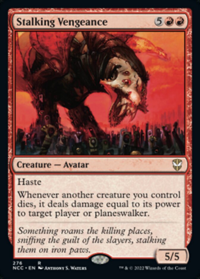 Stalking Vengeance [Streets of New Capenna Commander] Magic: The Gathering