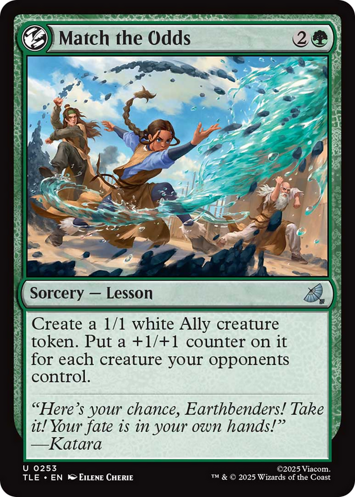 Match the Odds [Avatar: The Last Airbender: Eternal-Legal] Magic: The Gathering