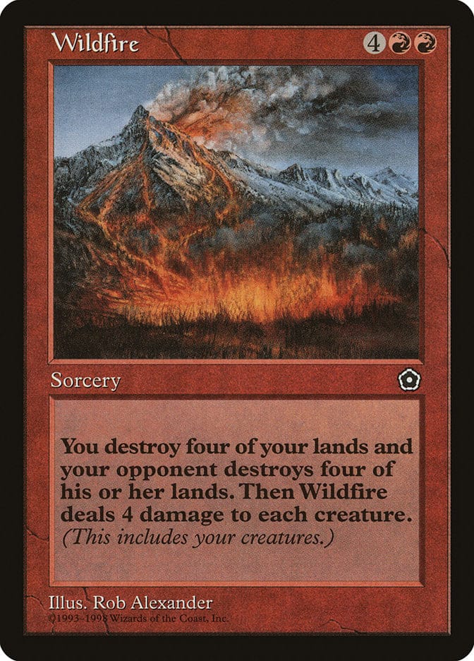 Wildfire [Portal Second Age] Magic: The Gathering