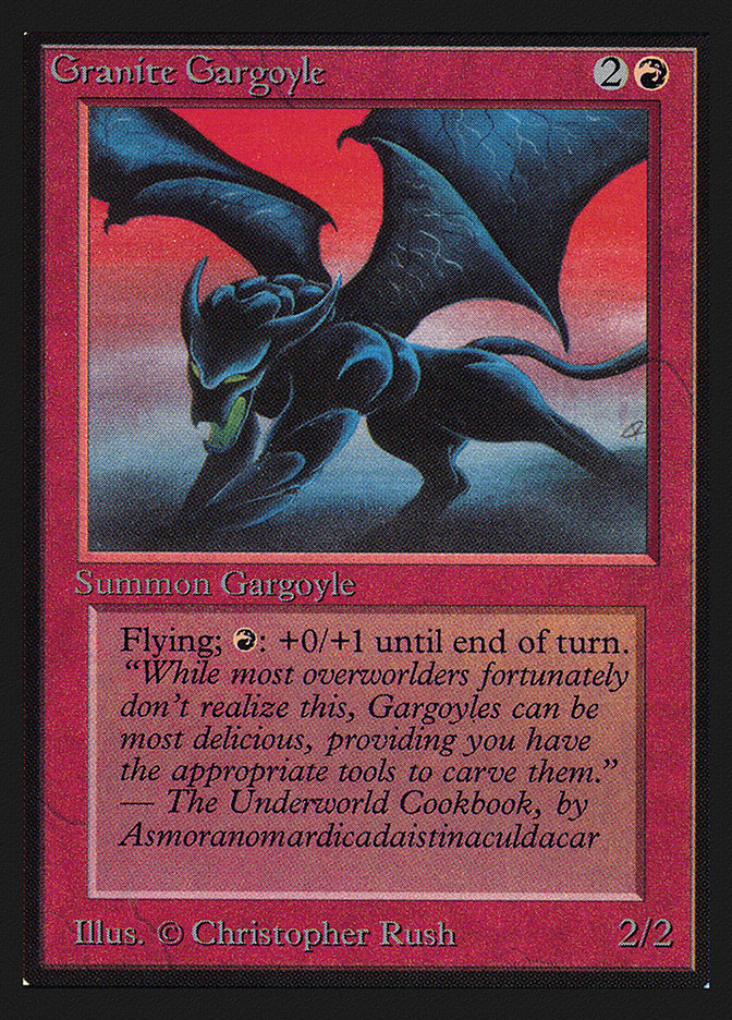 Granite Gargoyle [International Collectors' Edition] Magic: The Gathering