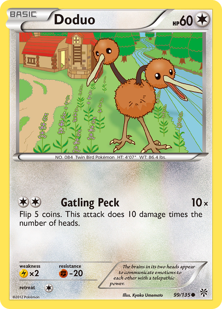 Doduo (99/135) [Black & White: Plasma Storm] Pokémon