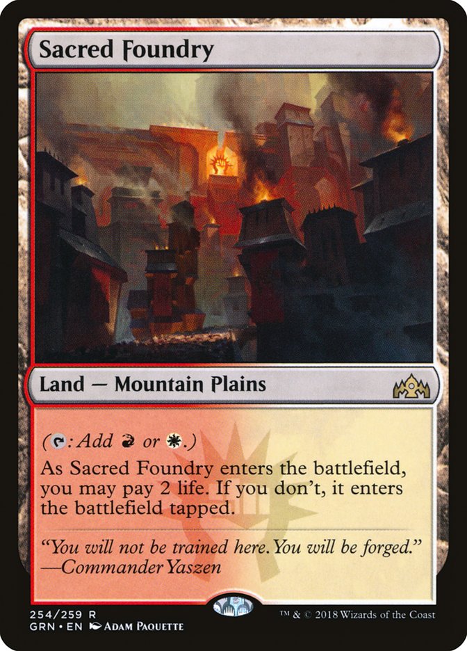 Sacred Foundry [Guilds of Ravnica] Magic: The Gathering