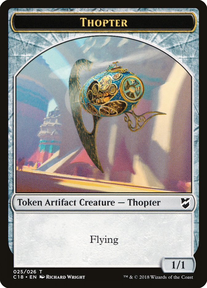 Myr (023) // Thopter (025) Double-Sided Token [Commander 2018 Tokens] Magic: The Gathering