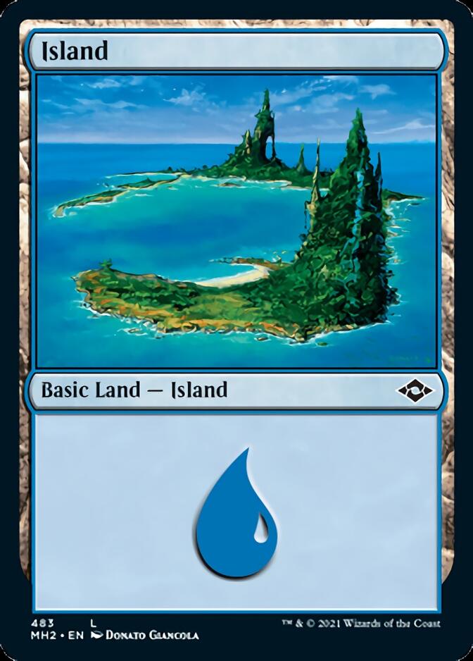 Island (483) [Modern Horizons 2] Magic: The Gathering
