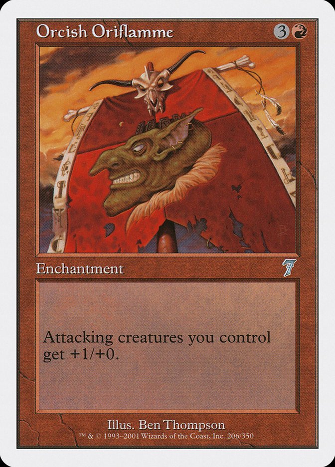 Orcish Oriflamme [Seventh Edition] Magic: The Gathering
