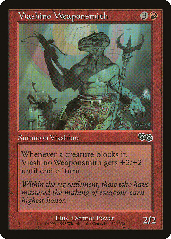 Viashino Weaponsmith [Urza's Saga] Magic: The Gathering
