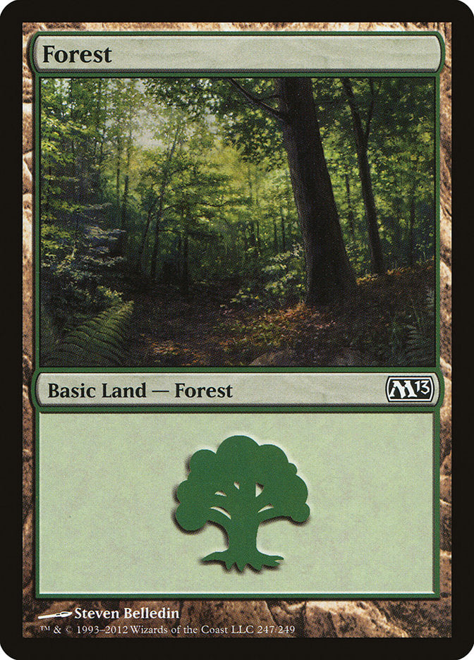 Forest (247) [Magic 2013] Magic: The Gathering