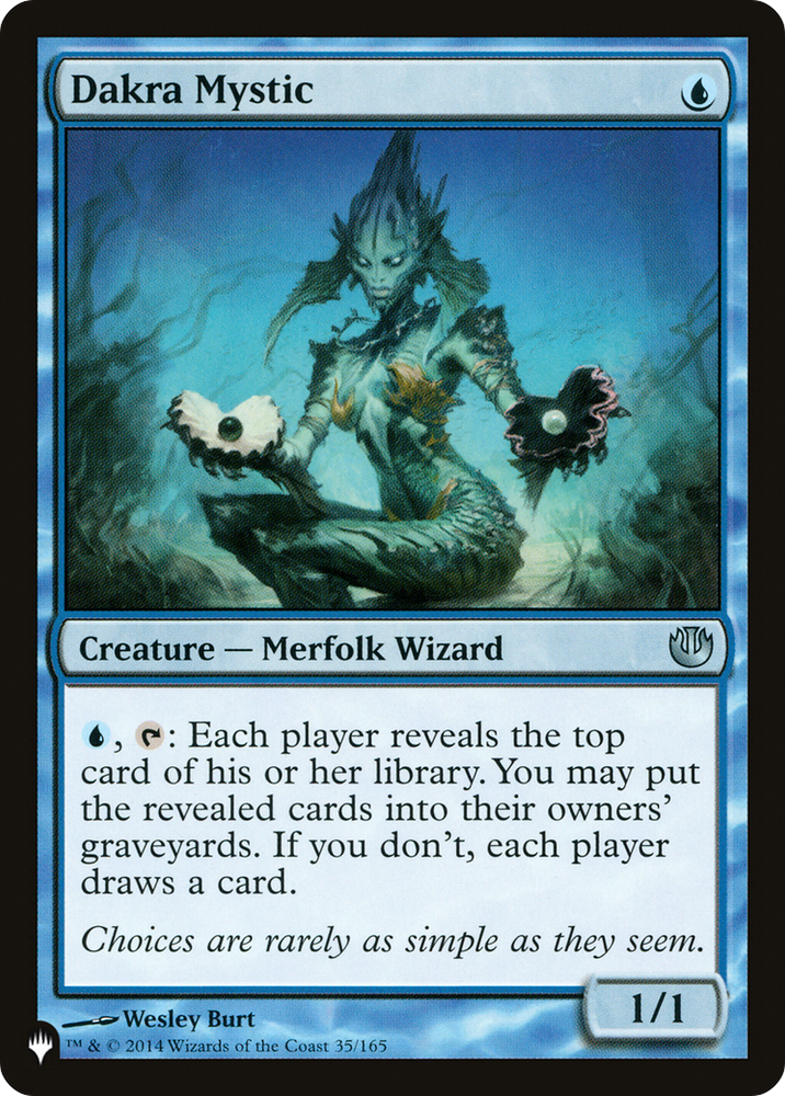 Dakra Mystic [The List] Magic: The Gathering