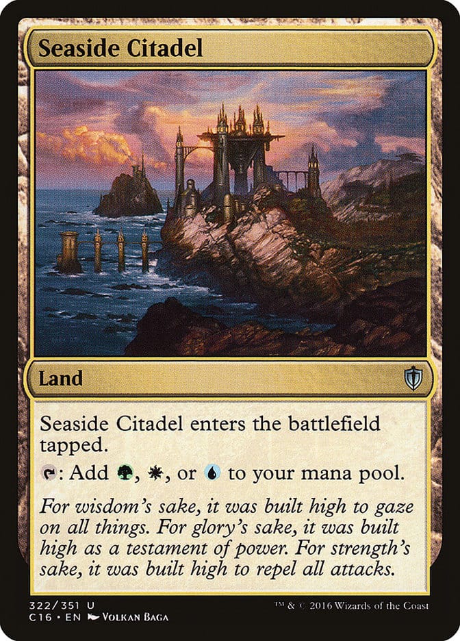 Seaside Citadel [Commander 2016] Magic: The Gathering