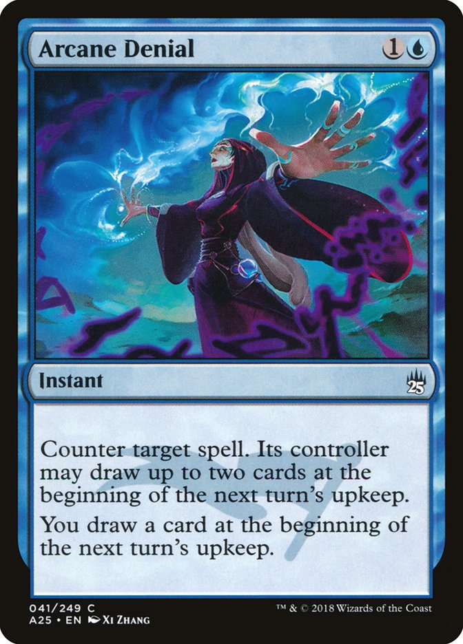 Arcane Denial [Masters 25] Magic: The Gathering