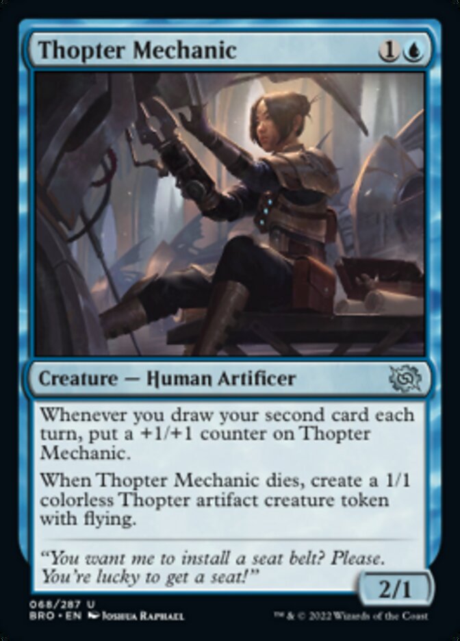 Thopter Mechanic [The Brothers' War] Magic: The Gathering