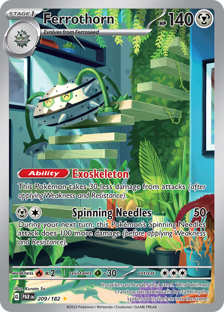 Ferrothorn (209/182) [Scarlet & Violet: Paradox Rift] Pokémon