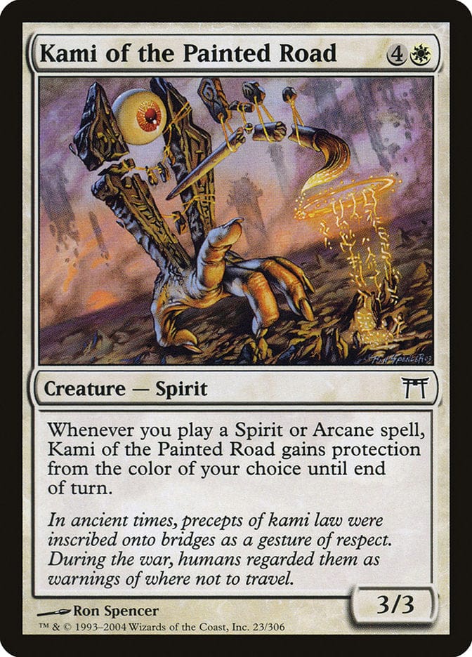 Kami of the Painted Road [Champions of Kamigawa] Magic: The Gathering