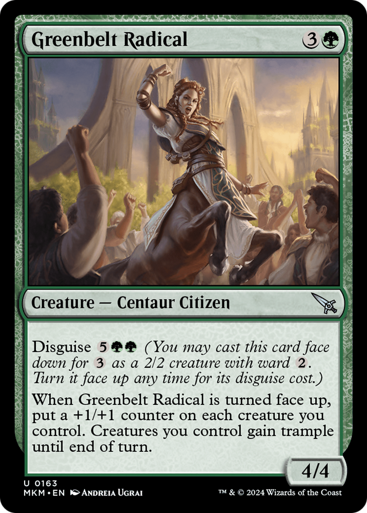 Greenbelt Radical [Murders at Karlov Manor] Magic: The Gathering