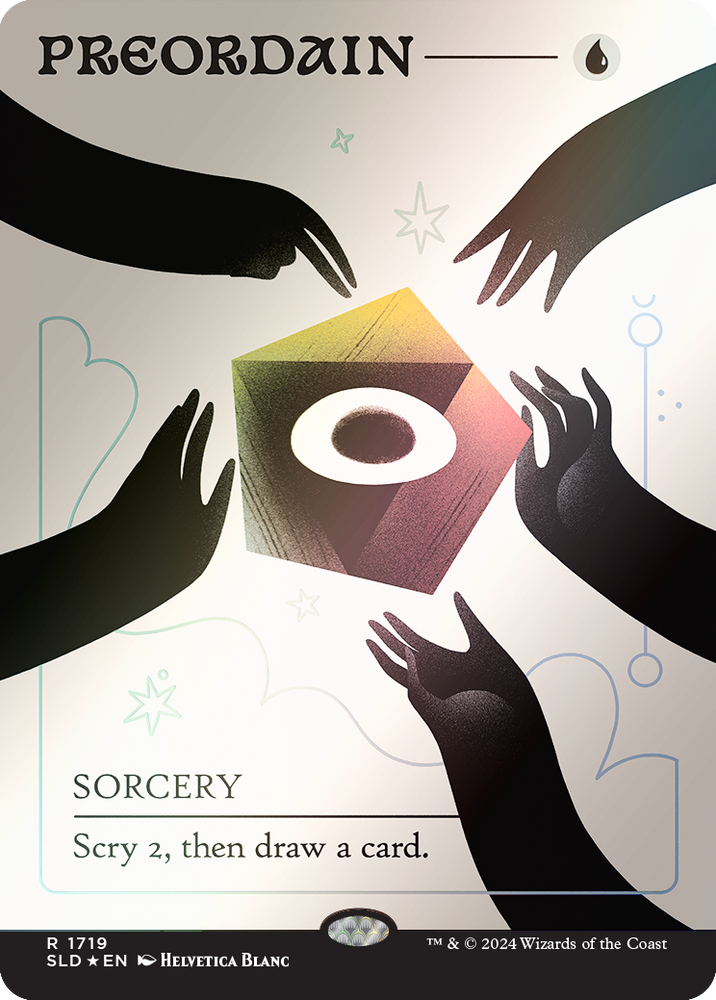 Preordain (1719) (Rainbow Foil) [Secret Lair Drop Series] Magic: The Gathering