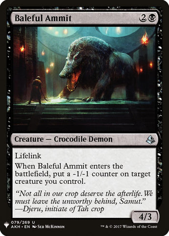 Baleful Ammit [Mystery Booster] Magic: The Gathering
