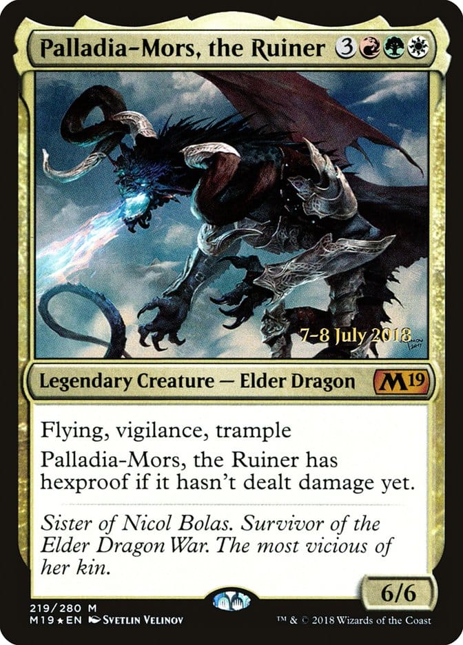 Palladia-Mors, the Ruiner [Core Set 2019 Prerelease Promos] Magic: The Gathering