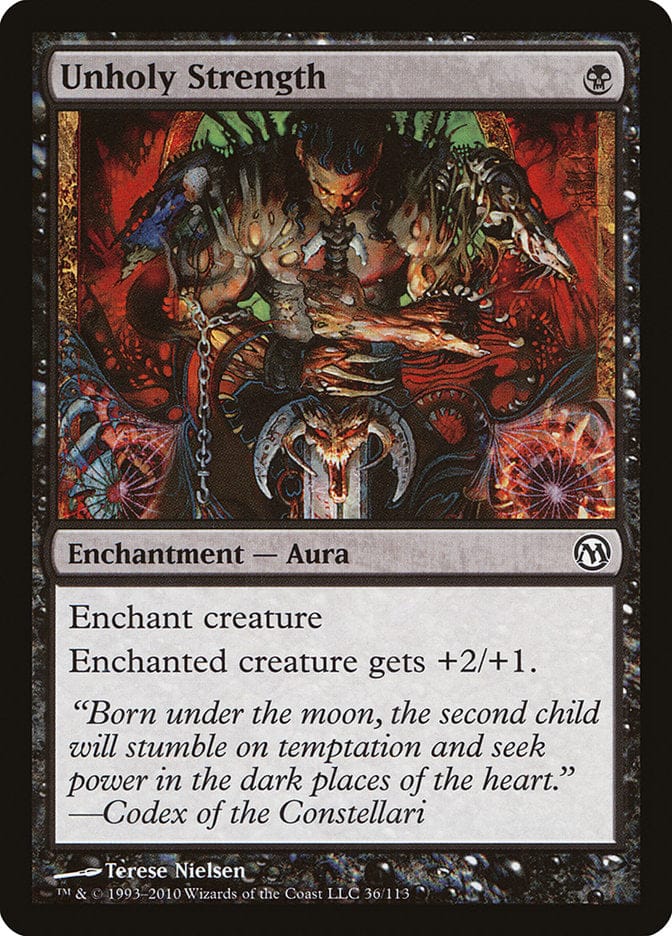 Unholy Strength [Duels of the Planeswalkers] Magic: The Gathering