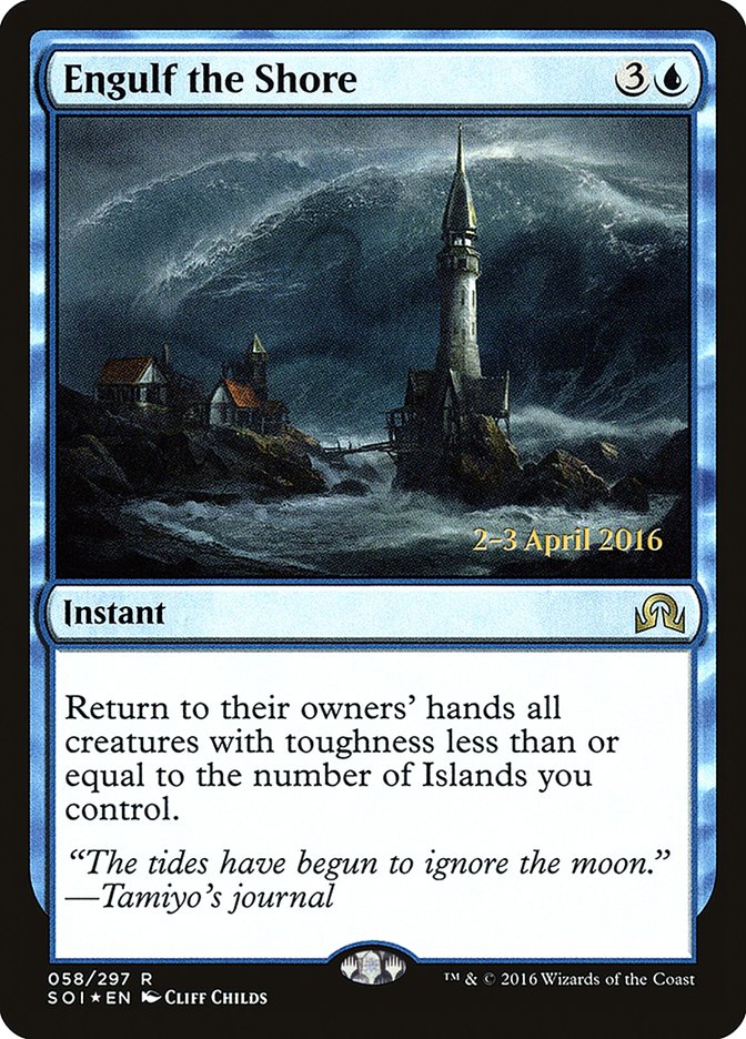 Engulf the Shore [Shadows over Innistrad Prerelease Promos] Magic: The Gathering