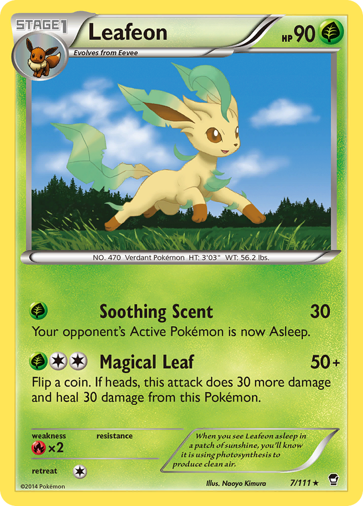 Leafeon (7/111) [XY: Furious Fists] Pokémon