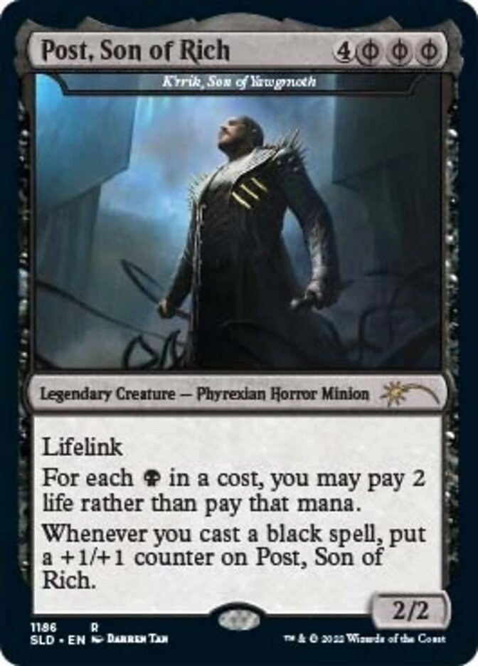 K'rrik, Son of Yawgmoth - Post, Son of Rich [Secret Lair Drop Series] Magic: The Gathering