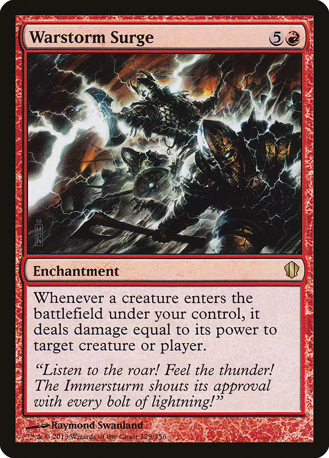 Warstorm Surge [Commander 2013] Magic: The Gathering