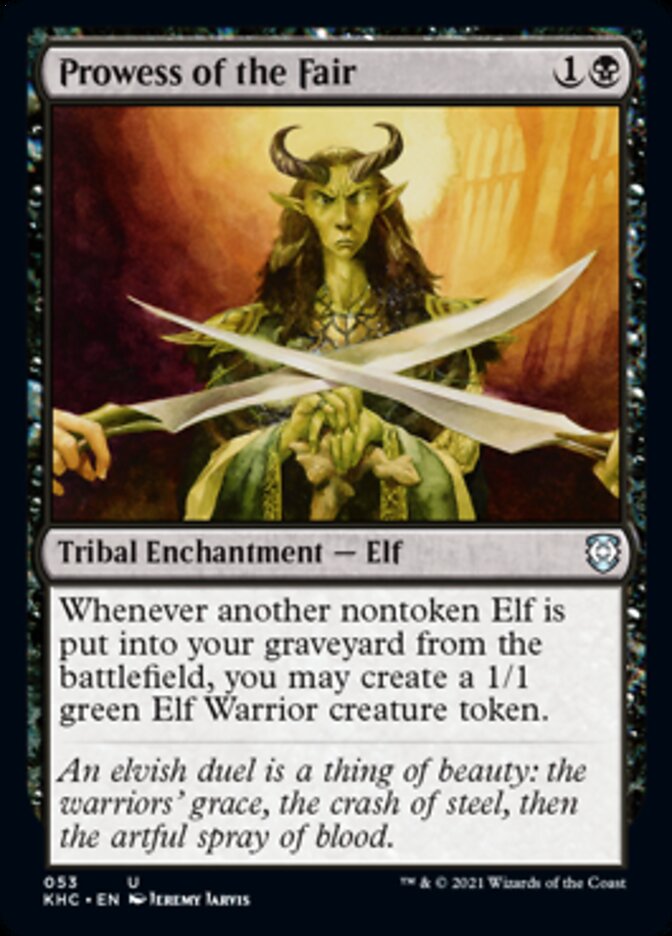 Prowess of the Fair [Kaldheim Commander] Magic: The Gathering